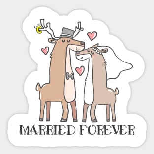 Wedding marriage marriage marriage married Sticker